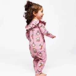 Småfolk Paula Red Heldragt - Lace- Heldragter U. Fod