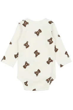 The New Siblings Paulo Rib Body langærmet - Cloud dancer- Bodystocking Langærmet