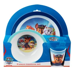 Paw Patrol 3 pcs set - Blue - 100% melamin- Service