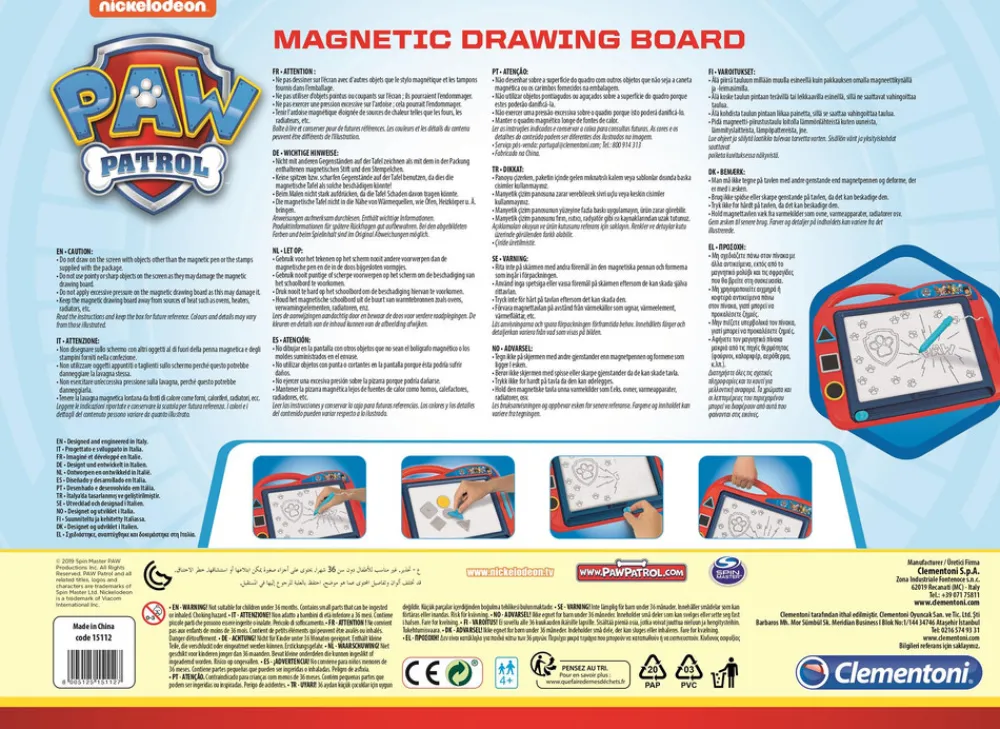 Paw Patrol magnetisk tegnetavle- Magnetlegesæt