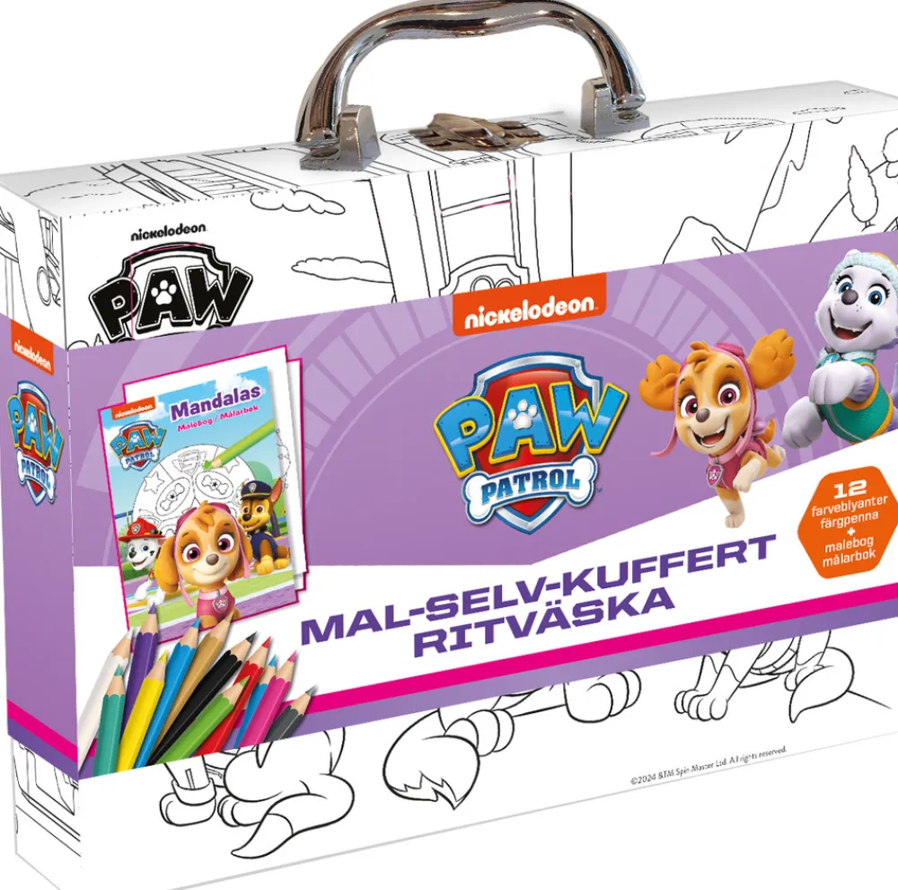 Alvilda Paw Patrol Skye Mal-Selv-Kuffert- Aktivitets- & Malebøger