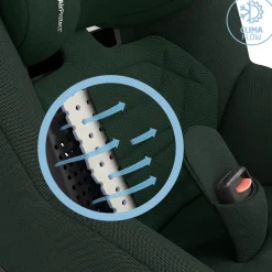 Maxi-Cosi Pearl 360 Pro - authentic green- Autostole Uden Baser|Autostole 61-105 Cm (3 Mdr.-4 År)