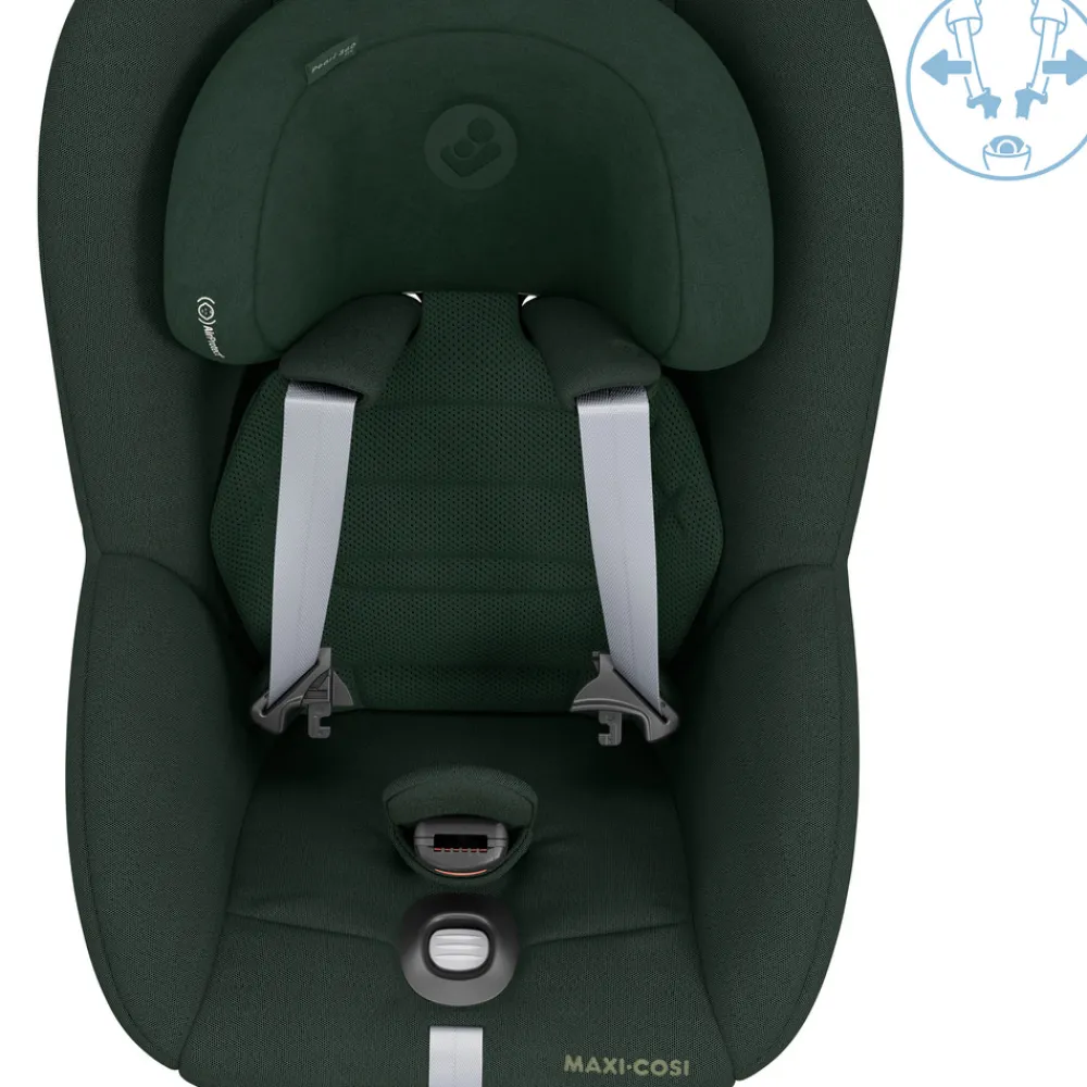 Maxi-Cosi Pearl 360 Pro - authentic green- Autostole Uden Baser|Autostole 61-105 Cm (3 Mdr.-4 År)