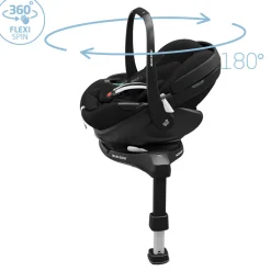 Maxi-Cosi Pebble 360 Pro2 - Twillic Black- Autostole Uden Baser|Autostole 40-87 Cm (0-15 Mdr.)