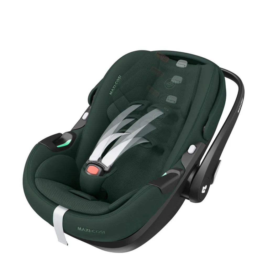 Maxi-Cosi Pebble 360 Pro2 - Twillic Green- Autostole Uden Baser|Autostole 40-87 Cm (0-15 Mdr.)