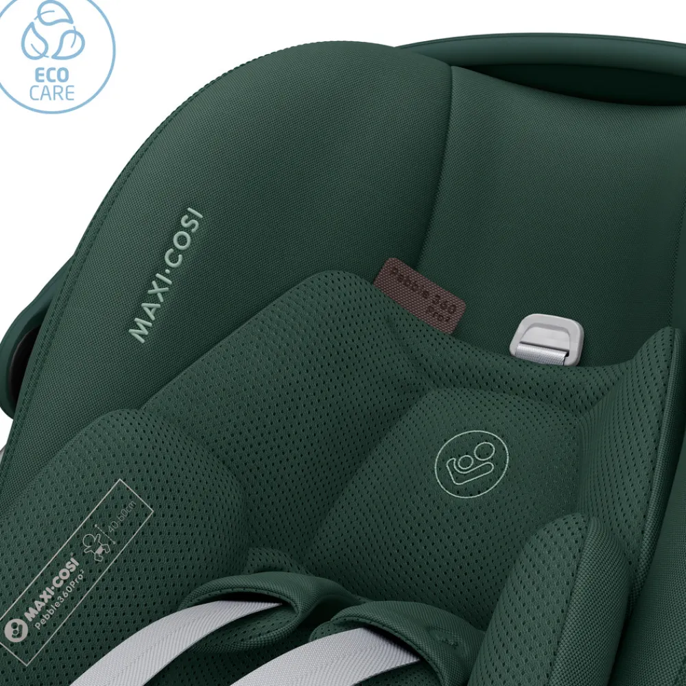 Maxi-Cosi Pebble 360 Pro2 - Twillic Green- Autostole Uden Baser|Autostole 40-87 Cm (0-15 Mdr.)