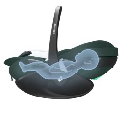 Maxi-Cosi Pebble 360 Pro2 - Twillic Green- Autostole Uden Baser|Autostole 40-87 Cm (0-15 Mdr.)