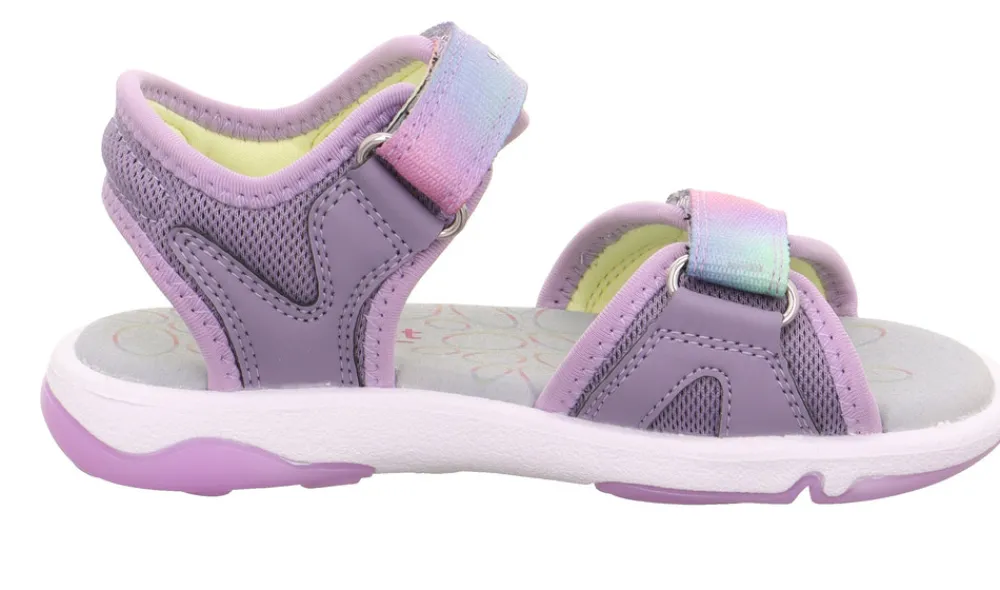 Superfit PEBBLES - LILAC- Sandaler Med Åben Tå