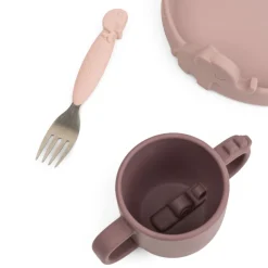 Done By Deer Peekaboo spisesæt - powder- Service