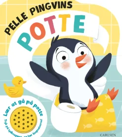 Carlsen Pelle Pingvins Potte med lyd- Papbøger|Bøger Med Lyd