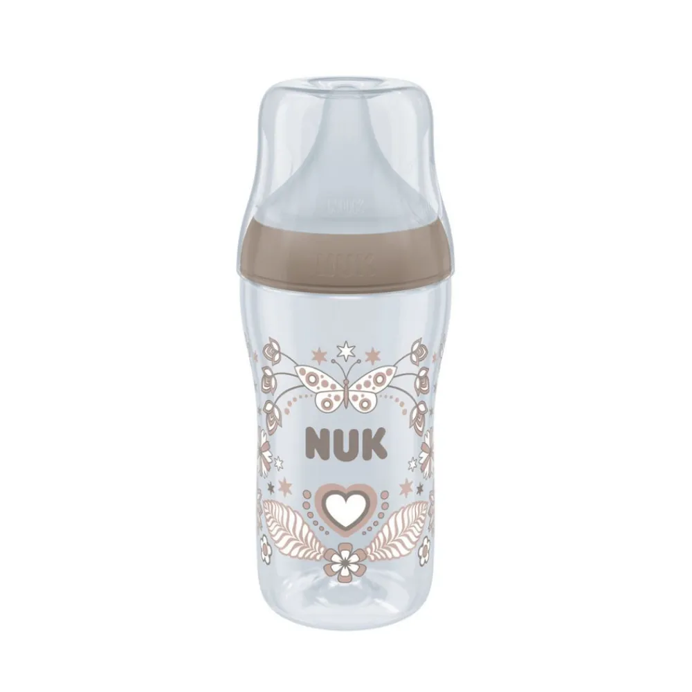 NUK Perfect Match PP sutteflaske 260 ml - Heart- Sutteflasker