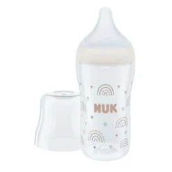 NUK Perfect Match PP sutteflaske 260 ml - Rainbow- Sutteflasker