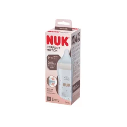 NUK Perfect Match PP sutteflaske 260 ml - Rainbow- Sutteflasker