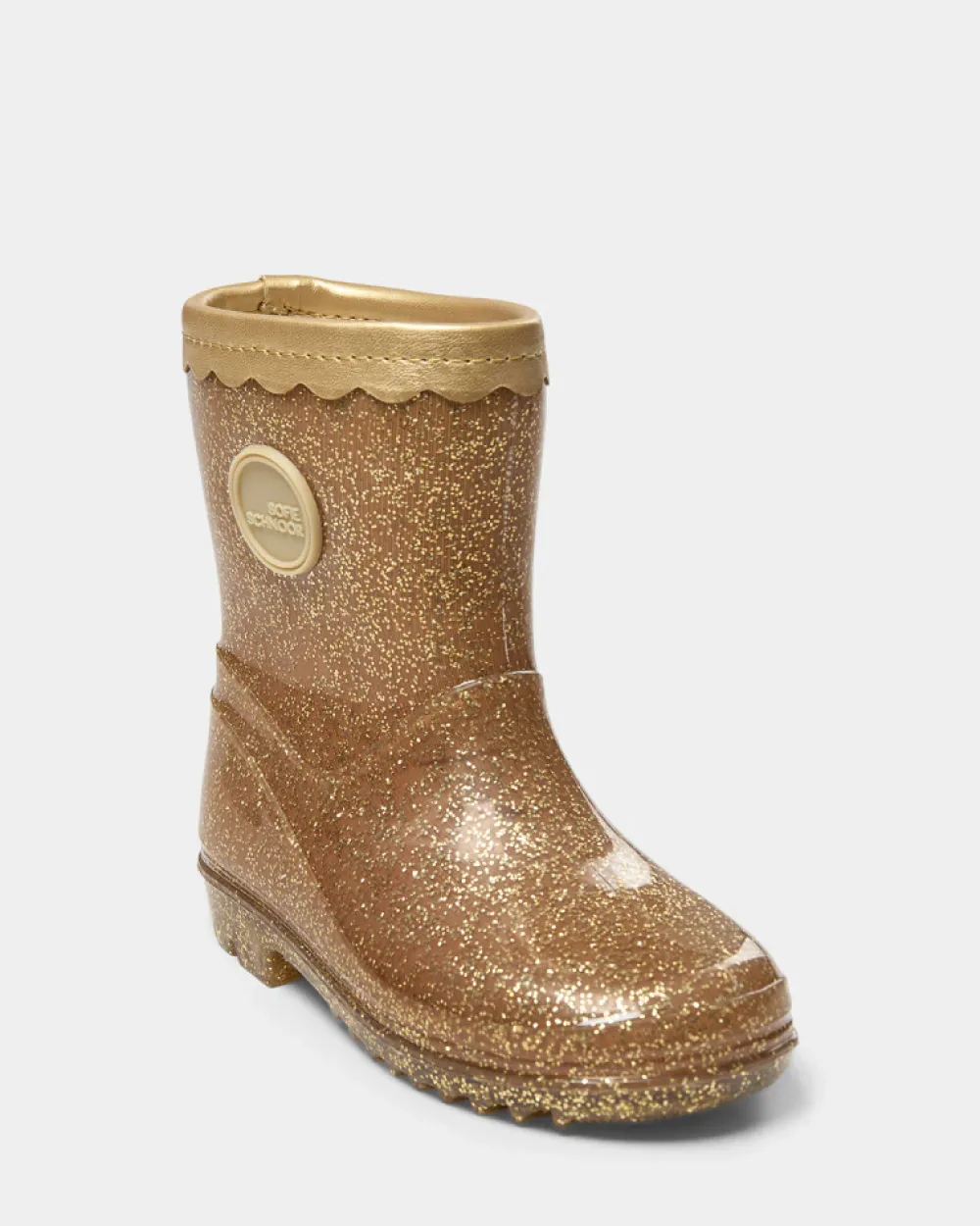 Sofie Schnoor Kids Perla Gummistøvler - Champagne- Lange Gummistøvler