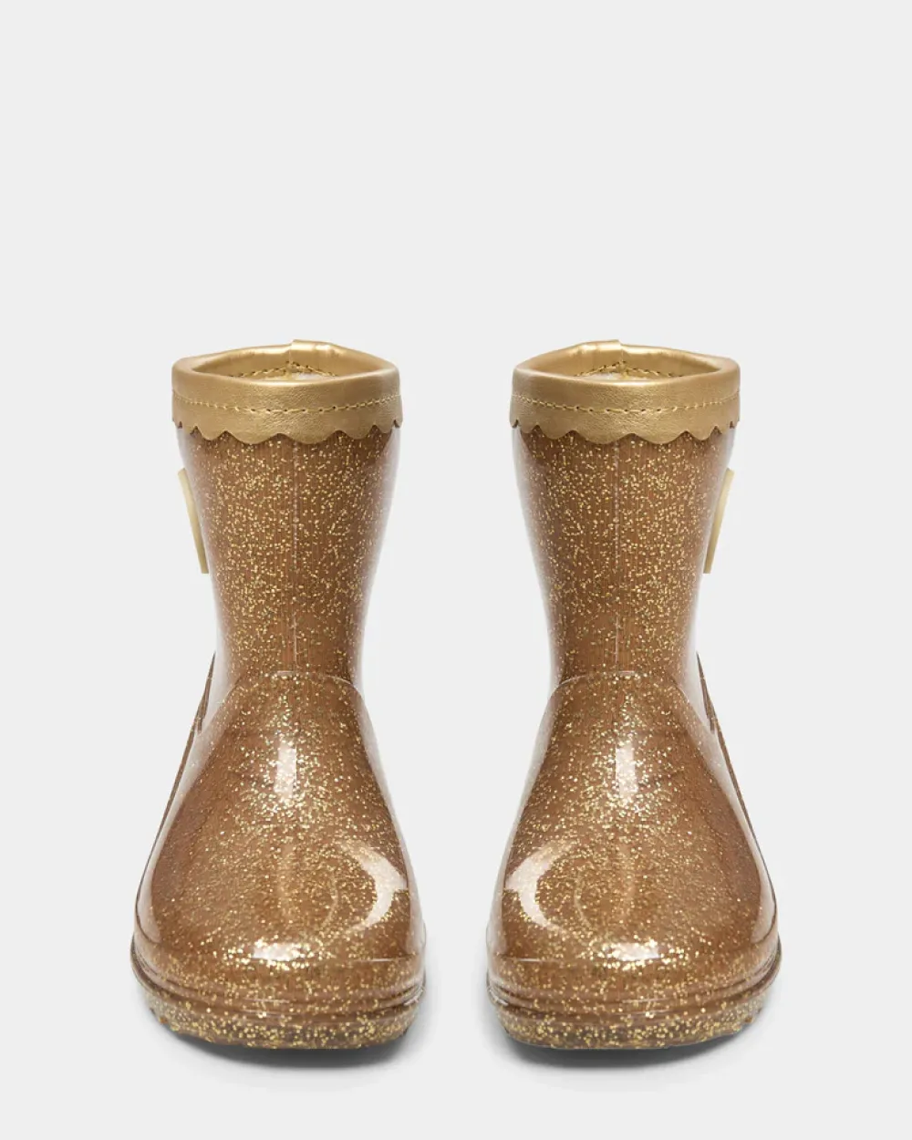 Sofie Schnoor Kids Perla Gummistøvler - Champagne- Lange Gummistøvler