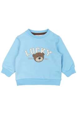 The New Siblings Perseus Sweatshirt - POWDER BLUE- Cardigans, Veste & Trøjer