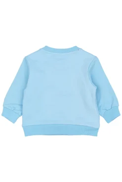 The New Siblings Perseus Sweatshirt - POWDER BLUE- Cardigans, Veste & Trøjer