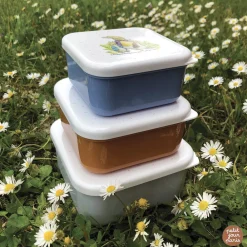 Petit Jour Peter kanin snackbokse, 3 stk.- Madkasser & Drikkedunke