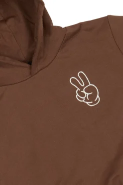 The New Siblings Petey Hættetrøje - Pinecone- Cardigans, Veste & Trøjer