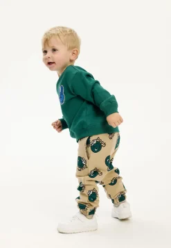 The New Siblings Phil Sweatpants - HUMUS AOP- Bukser