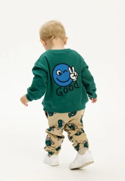 The New Siblings Phil Sweatpants - HUMUS AOP- Bukser