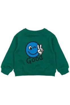 The New Siblings Phineas Sweatshirt - ALPINGREEN- Cardigans, Veste & Trøjer