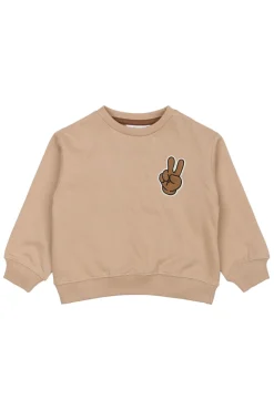 The New Siblings Phineas Sweatshirt - HUMUS- Cardigans, Veste & Trøjer