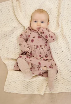 The New Siblings Picole Pointelle Bodykjole langærmet - Adobe rose- Kjoler