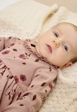 The New Siblings Picole Pointelle Bodykjole langærmet - Adobe rose- Kjoler