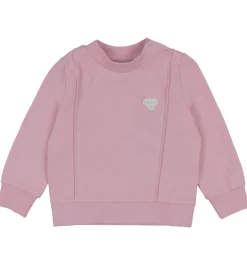 hummel Pintuck Sweatshirt - Pink nectar- Cardigans, Veste & Trøjer