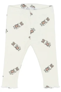 The New Siblings Pippa Rib Leggings - Cloud dans- Leggings