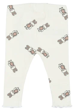 The New Siblings Pippa Rib Leggings - Cloud dans- Leggings
