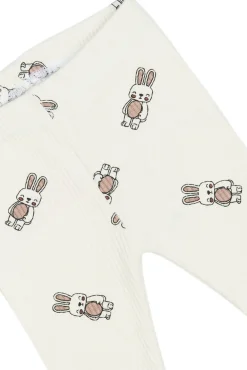 The New Siblings Pippa Rib Leggings - Cloud dans- Leggings