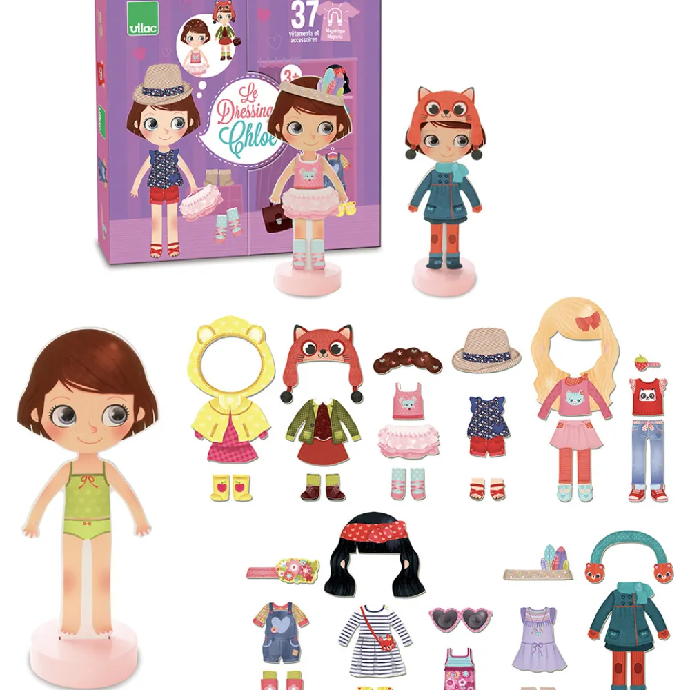 Vilac Påklædningsdukke - Magnetisk- Magnetlegesæt