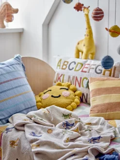 Bloomingvillemini Plaid, Plane, Natur-Børn Tæpper