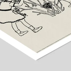 Poster & Frame Plakat - Astrid Lindgren - Lotta - fugle rede 50x70-Børn Plakater