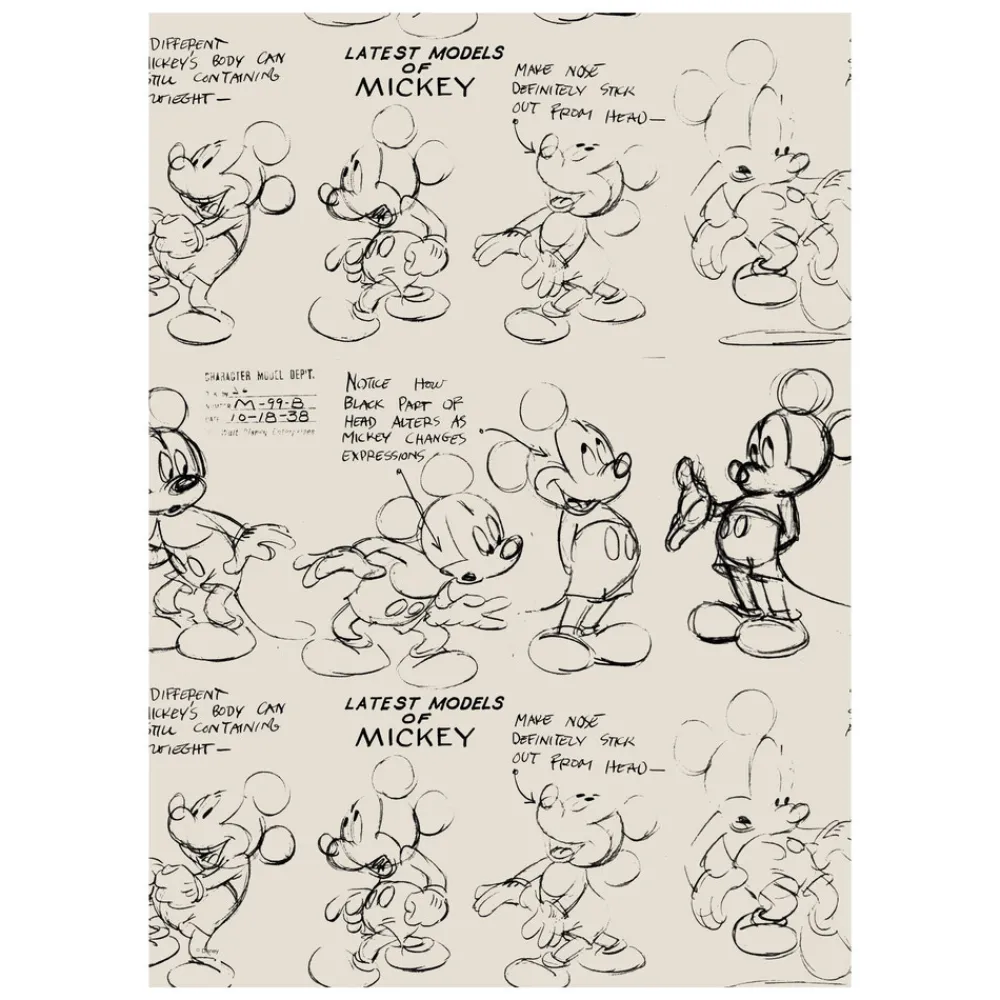 Poster & Frame Plakat - Mickey Mouse 30x40-Børn Plakater