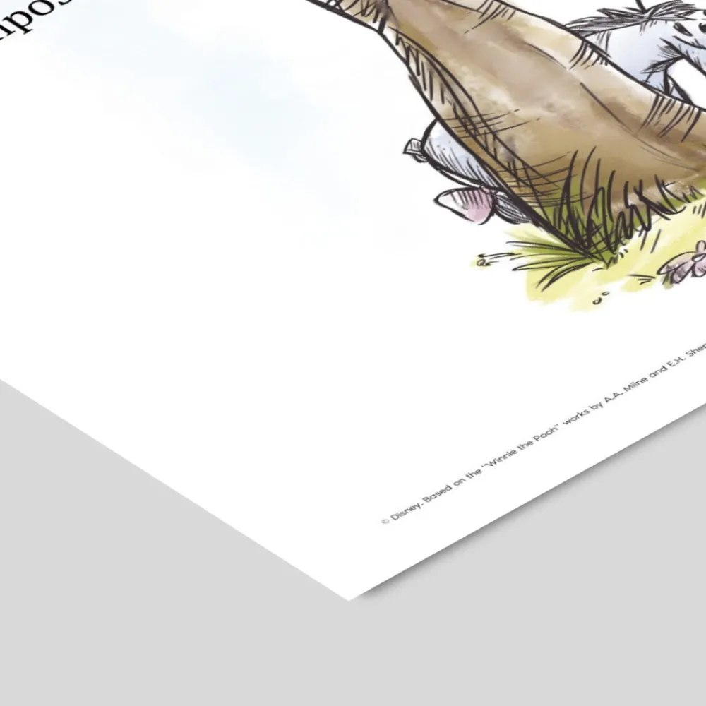 Poster & Frame Plakat - Peter Plys - ballon eventyr-Børn Plakater