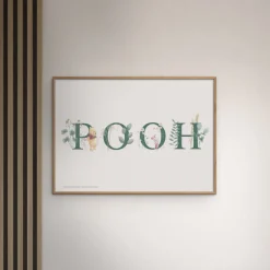 Poster & Frame Plakat - Peter Plys og Grisling - havens navn-Børn Plakater