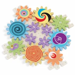 QUERCETTI Play Eco+ Kaleido Gears - byggesæt med tandhjul- Små Byggesæt