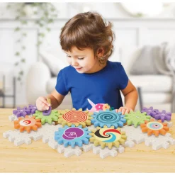 QUERCETTI Play Eco+ Kaleido Gears - byggesæt med tandhjul- Små Byggesæt