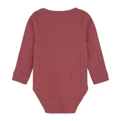 En Fant Pointelle Body Langærmet - 4598- Bodystocking Langærmet