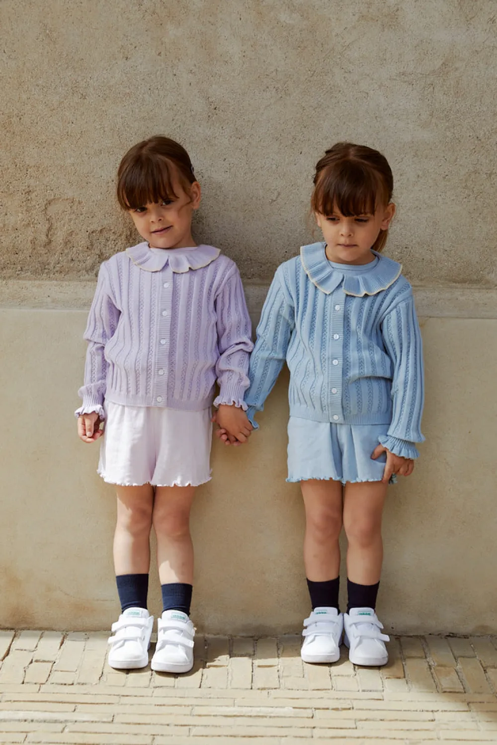 Copenhagen Colors Pointelle shorts - LAVENDER- Shorts