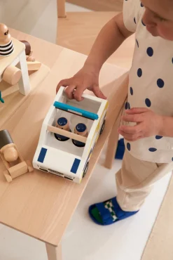 Kids Concept Politibil i træ- Legetøjsbiler