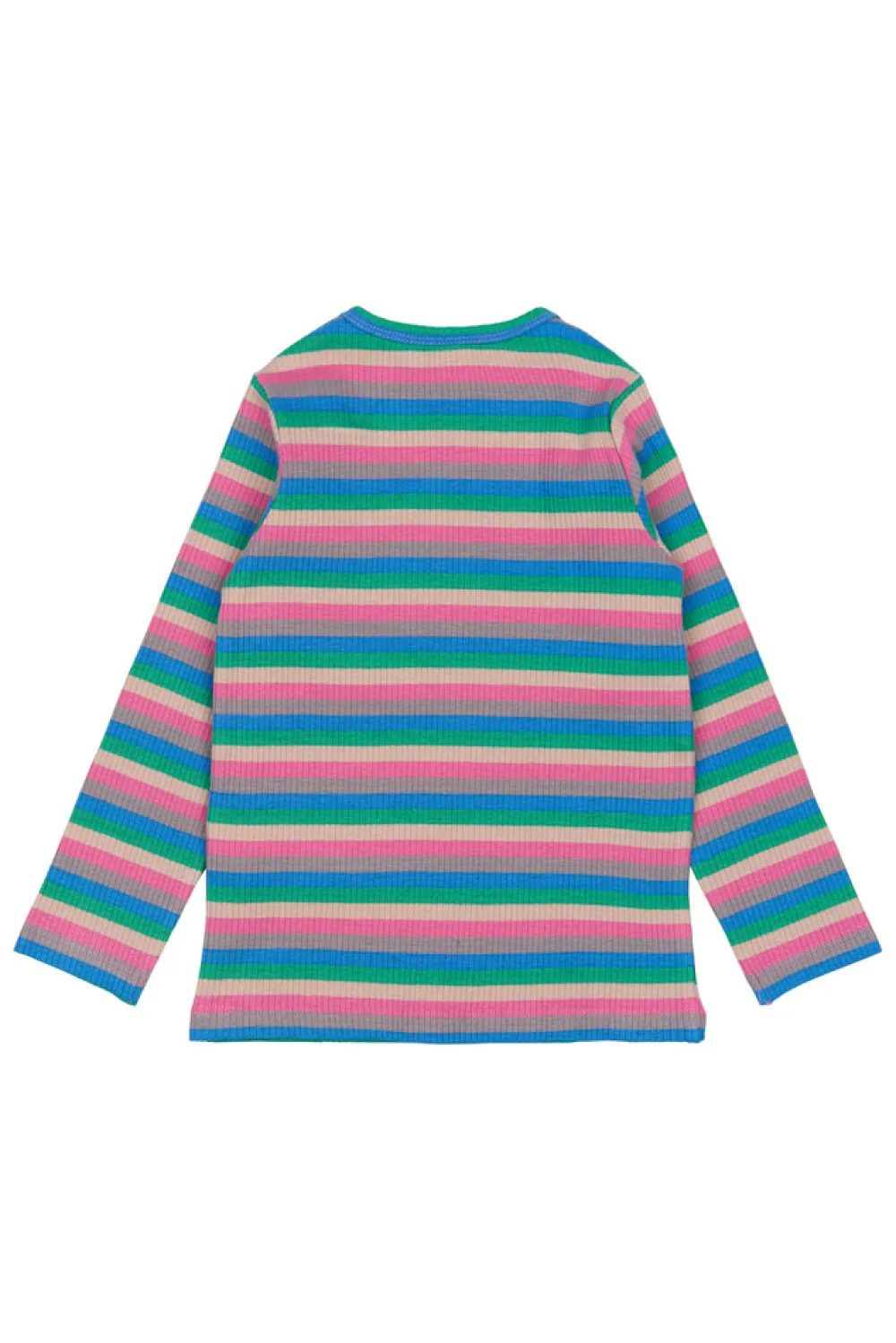 The New Siblings Polly Rib Bluse - MULTI- Bluser