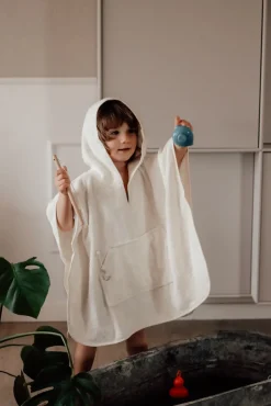 Vanilla COPENHAGEN Poncho - Vanilla Cream - Oeko-Tex-Børn Badeslag & Ponchoer