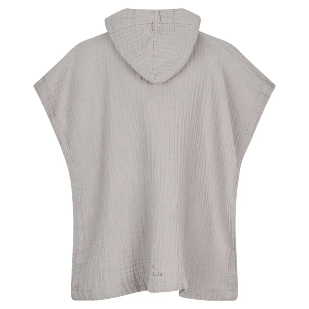 Lille Kanin Poncho, Brown Smoke, 1-3 år, 80/98-Børn Badeslag & Ponchoer