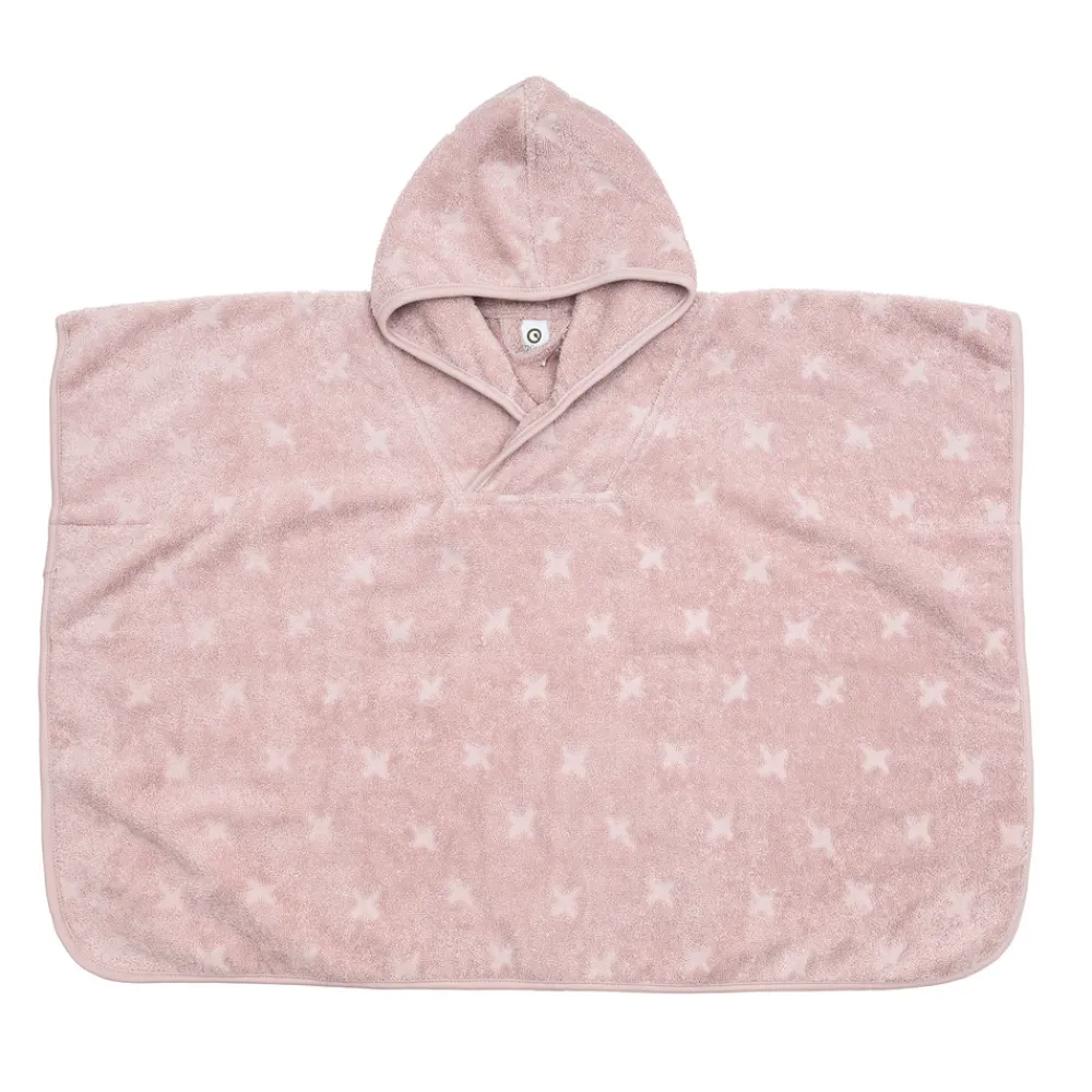 Müsli Poncho med hætte frotté - nightingaler 92-104-Børn Badeslag & Ponchoer