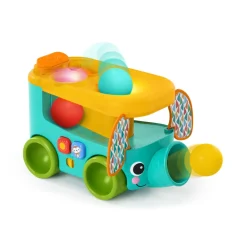 Bright Starts Pop & Roll Safari Bus bold legetøj- Aktivitetslegetøj