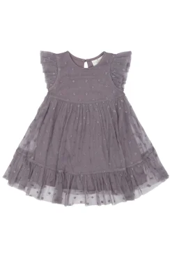 The New Siblings Poppy Kjole - GRAY RIDGE- Kjoler